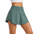 Jupe de sport femme S vert sauge taille élastique style tennis